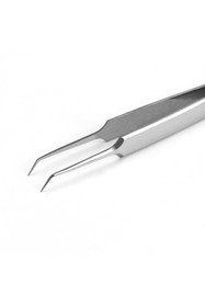 Resim SPELT Paslanmaz Çelik Sivilce Akne Siyah Nokta Temizleme Cımbızı Kavisli Uç 