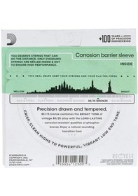 Resim D'addario Ez920 Ez Serisi Akustik Gitar Tel Seti Medium Light - 85/15 Bronze - 12-54 