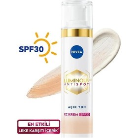 Resim Luminous630 Koyu Leke Karşıtı Cc Yüz Kremi Açık Ton 40ml 