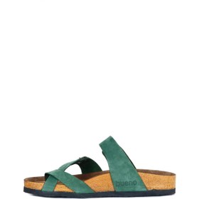 Resim Bueno Shoes Yeşil Nubuk Deri Erkek Parmak Arası Terlik 05mt102 