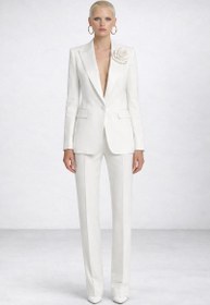 Resim Molecule White Blazer - 36 