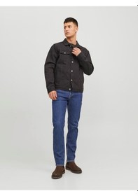 Resim Jack & Jones Jack Jones Mike Model Dar Kesim Erkek Kot Pantolon 12242324 Mavi 