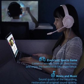 Resim Magne Baseus Gamo D05 Immersive Virtual 3D Işıklı Pc Gaming Oyuncu KULAKLIĞI-(5775) - TGR1697-6455 