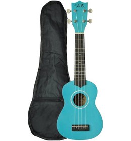 Resim Puka UK-21BL Soprano Ukulele Mavi + Kılıf 