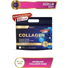 Resim Collagen 60 Saşe 10.000 Mg Tip 1 Tip 3 Ananas Aromalı Avantajlı Çanta Set 60 Günlük Kullanım 