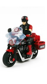 Resim Sesli Işıklı Sürtmeli Yunus Polis Motosiklet 