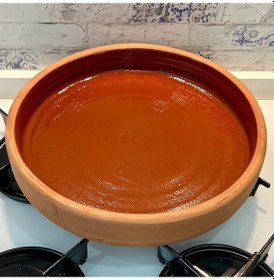 Resim Sırlı Toprak Güveç- Pişirme Tavası-fırın Tepsisi 36 Cm 6-7 Kişili Toprak 