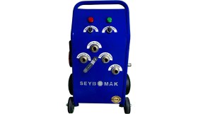 Resim Seybomak Havalı Petek Temizleme Makinesi Çift Yönlü 1,2 Hp 2100 Devir 