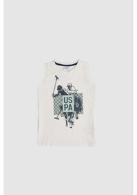 Resim U.S. Polo Assn. U.s. Polo Assn. Erkek Çocuk Beyaz Pijama Takım 50326682-vr013 