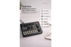 Resim Voltico Kablosuz Bluetooth Ses Kartı – Profesyonel Canlı Yayın & Kayıt Sound Card 