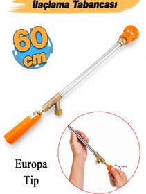 Resim Badem10 Mekanik Yeni Nesil Pulverizatör Püskürtücü 60 cm Basınçlı İlaçlama Sisleme Tabancası Pompası 1 Adet 