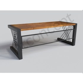 Resim Ntconcept Alfa Doğal Ahşap Ofis Masası 