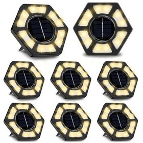 Resim Szypzstore Zemin Işıkları Dış Mekan Kaynaklı Otomatik Indüksiyon-yollar Için Dış Mekan Bahçe Veranda Çimleri Pkwn43 Renkli 