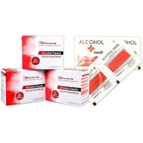 Resim Alkollü Cilt Temizleme Mendil 5x5 100lü 2 Kutu 