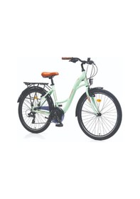 Resim Corelli Glowie 28 Jant 44cm Green Cooper Yeşil Bakır Şehir Bisikleti Yeşil 