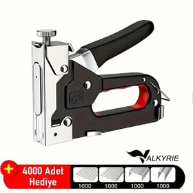 Resim Valkyrie Ahşap Kumaş ve Duvar İçin Profesyonel Zımba Tabancası - 4000 Adet Zımba Teli 