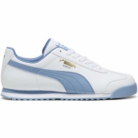 Resim Puma Roma Basic Erkek Beyaz Spor Ayakkabı (369571-52) 