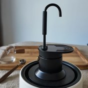 Resim Sıradan Siyah Mat Alüminyum Alaşımlı Tek Filtreli 50ml Moka Kahve Potu, Ev, Seyahat, Ofis için Mini Tek Bardak Espresso Makinesi - Bardak Dahil Değil, Taşınabilir Kahve Ekipmanı | Şık Siyah Bitiş | Alüminyum Alaşımlı Pot, Kahve Makinesi 