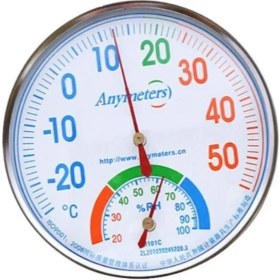 Resim Dmax Analog Termometre Isı ve Nem Ölçer Anymetre Özs 1940 