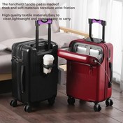 Resim Siyah Saplı Bir Düğme Açma Tasarımı İle, Seyahat İçin İdeal, Pratik, Ve Harika Bir Doğum Günü Hediyesi Olarak Çanta Sapı Koruma İçin Uygun. 