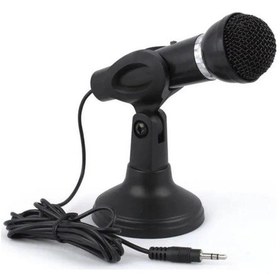 Resim Yw-30 Masaüstü Pc Mikrofonu 3.5mm Jack Gürültü Engelleyici Oyun Konferans Kayıt Mic 