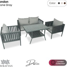 Resim London Oturma Takımı - Taş Gri 