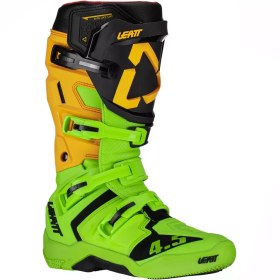 Resim Leatt GPX 4.5 V23 cross enduro motosiklet botu siyah fluo yeşili 40.5 25.5 cm `+ Ücretsiz Gmoto 10in1 Çok Amaçlı Alet 