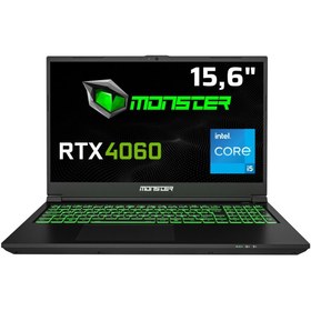 Resim Monster Tulpar T5 V23.3.8 Intel Core i5-12450H 15.6" 64 GB RAM 1 TB SSD 8 GB RTX4060 FHD FreeDOS Gaming Laptop 