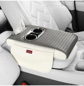 Resim Xuweiwei Gri Araç Kolçak Organizatörü Seyahat Çantası Telefon Tutucu Bardaklık 