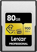 Resim Lexar 80GB Profesyonel CFexpress Tip A Altın Serisi Hafıza Kartı, 900MB/s'ye Kadar Okuma, Sinema Kalitesi 8K Video, Anma VPG 400 (LCAGOLD080G-RNENG) 