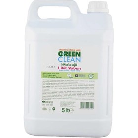 Resim U Green Clean Organik Portakal Yağlı Bitkisel Likit Sabun 5 L 