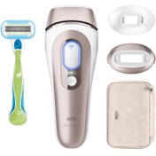 Resim Braun Skin I-Expert PL7147 Ücretsiz Uygulamalı Çanta ve 2 Başlıklı IPL Lazer Epilasyon Aleti + Gille 