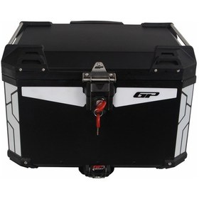 Resim Gp Kompozit Universal 57 Lt Alüminyum Motosiklet Çantası Siyah Çok Renkli 