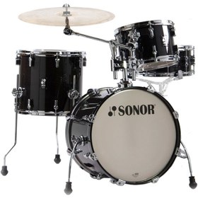 Resim Sonor AQ2 Bop Set Akustik Davul (Transparent Satin Black) 