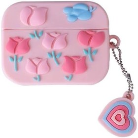 Resim Airpods Pro 2 TPU Kabartma Figürlü İpli Airbag 37 Silikon İle Uyumlu Kılıf 32986 NO59 