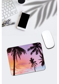 Resim Palmiye Ağacı Desenli Mouse Pad Mousepad 