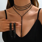 Resim Kadınlar İçin Kolye + Küpe Seti, Düğünler, Banketler, Müzik Festivalleri, Noel, Cadılar Bayramı, Mezuniyet Sezonu ve Daha Fazlası için Üç Parçalı Takı Koleksiyonu 