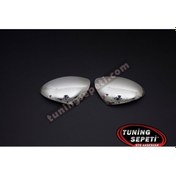 Resim Vw Tiguan 2008 - 2015 Ayna Kapağı Metal Paslanmaz Çelik Krom 