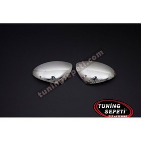 Resim Vw Tiguan 2008 - 2015 Ayna Kapağı Metal Paslanmaz Çelik Krom 