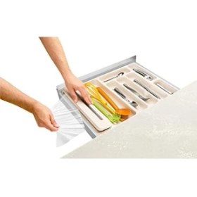 Resim Storemax Flexispace 899478 Şeffaf Film ve Alüminyum Folyo Dispanseri, Beyaz 