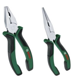Resim Bosch Pense Seti 2 Parça (Kargaburun 180 ve Pense 180) + Bosch Orta Çatal Ağızlı Çekiç 