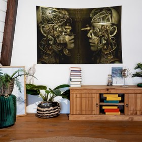 Resim Mechanic Lovers / Steampunk Duvar Örtüsü - 60 cm x 90 cm 