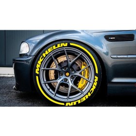 Resim Motorsiklet 8X Ince Yanak Lastik Her Lastiğe Uyumlu 18Mm Sticker (524844578) 