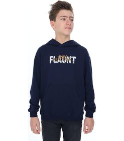 Resim Toontoy Kids Toontoy Erkek Çocuk Flaunt Baskılı Sweatshirt Lacivert 