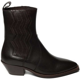 Resim Bestello Bağcıksız Neolit Taban Western Bot 332-08 Kadın Bot Siyah 