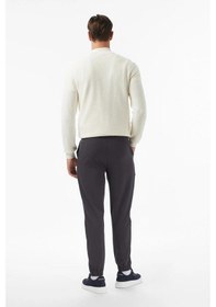 Resim Erkek Gri Classic Fit Eşofman Altı-12032 Gri 