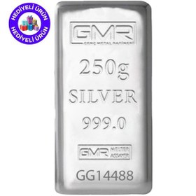 Resim E-gümüş 250gr. Külçe Gümüş 