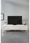 Resim 150 CM TREND MDF MEBRAN KAPAK EKRU GOLD 
