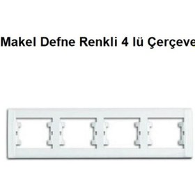 Resim Makel Defne Renkli 4 Lü Çerçeve 