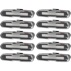 Resim Sanning 10X Bisiklet Kuyruk Işığı Ultra Bisiklet Işık USB Şarj Edilebilir LED Bisiklet Arka Işık 5 Işık Modu Farlar (Yurt Dışından) 